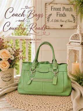 Coach Green Penelope Satchel F14682